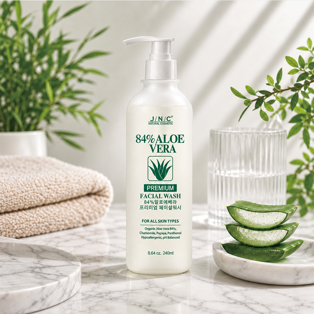 [10월기획전]JNC 84%알로에베라 프리미엄 훼이셜워시 240ml 추가 이미지