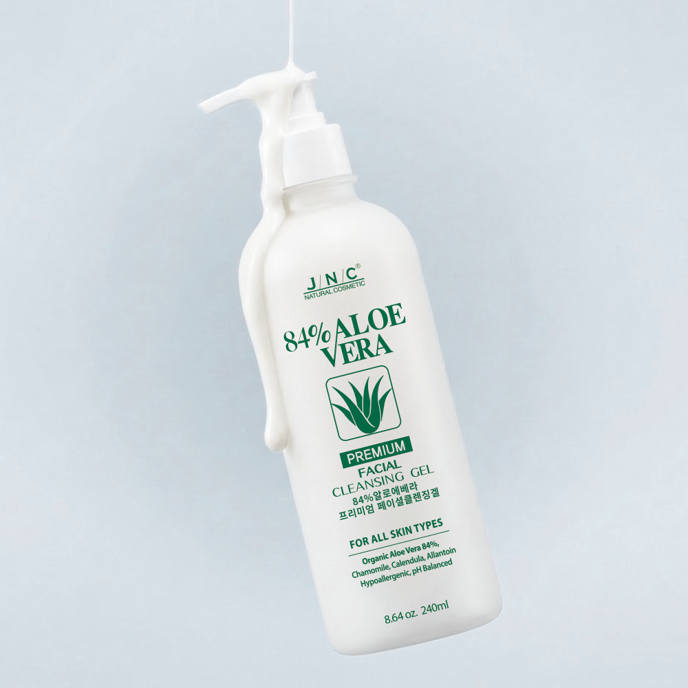 [8월기획전]JNC 84%알로에베라 프리미엄 훼이셜워시 240ml + 프리미엄 클렌징겔 240ml세트(훠밍겔20g 추가 증정) 추가 이미지